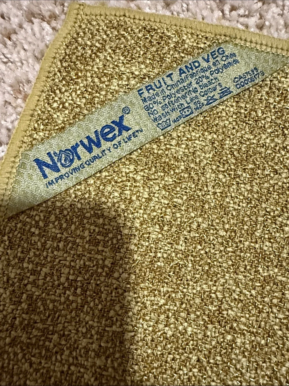 Norwex Kitchen Vegetable and Fruit scrubbing cloth